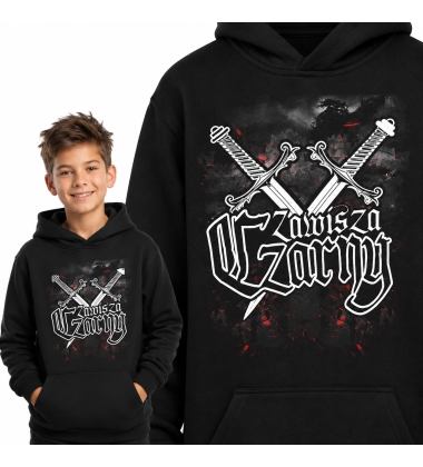 Bluza z kapturem dziecięca Patriotyczna ZAWISZA CZARNY 2